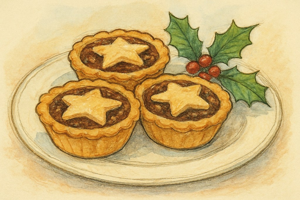 Delia stopped 300 mincepies