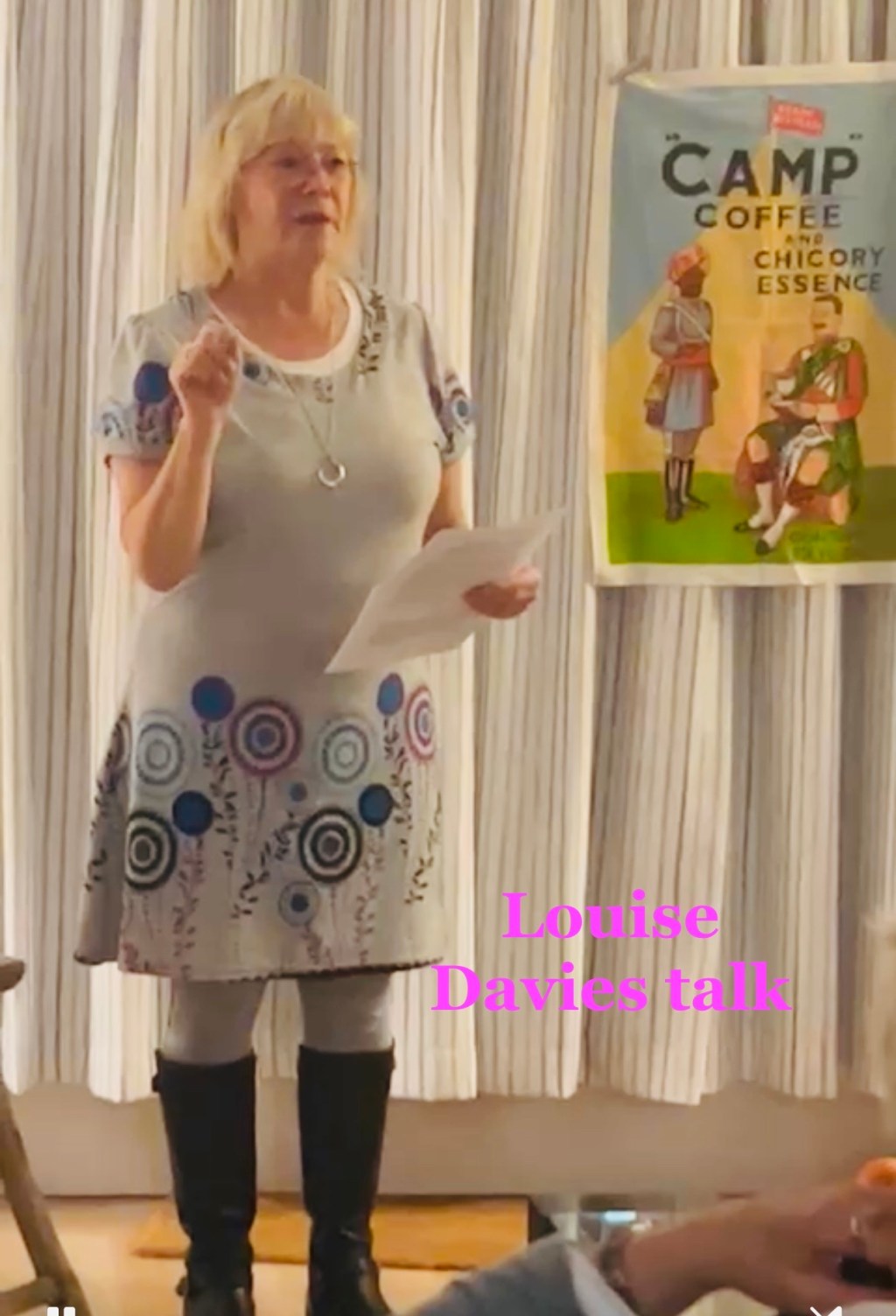 Watch Louise Davies&nbsp;talk