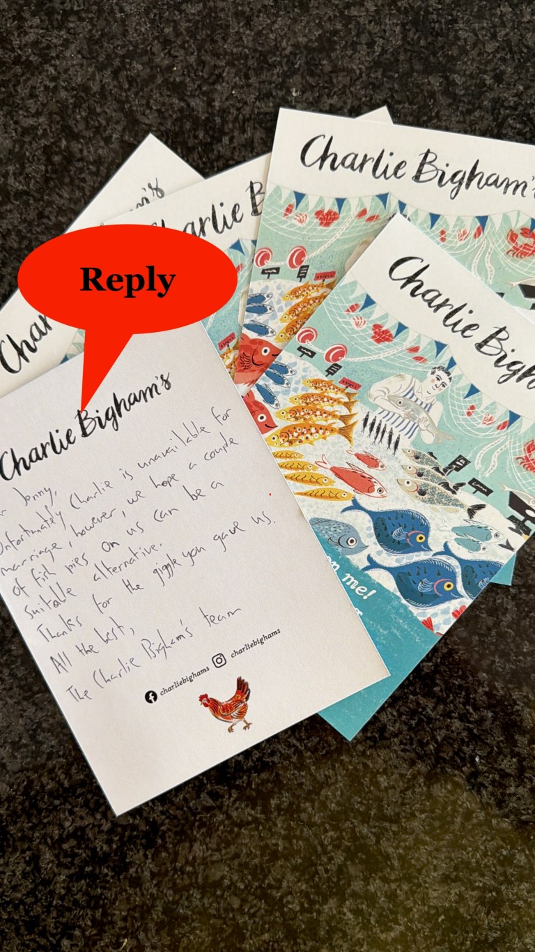 Envan Ridgwell Charlie Bigham’s Team Response: A Culinary Journey – Jenny Ridgwell